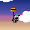 Cheeseburger Nyan Balloon