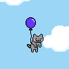 Purple Nyan Balloon
